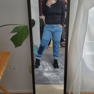 NWT Paige Skinny Patchwork Boyfriend Jeans